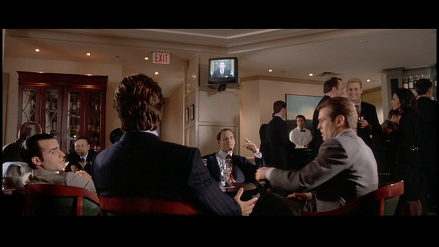 Patrick Bateman and Ronald Reagan mirror each other