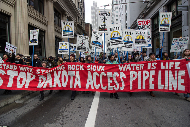 Dakota access pipeline protest