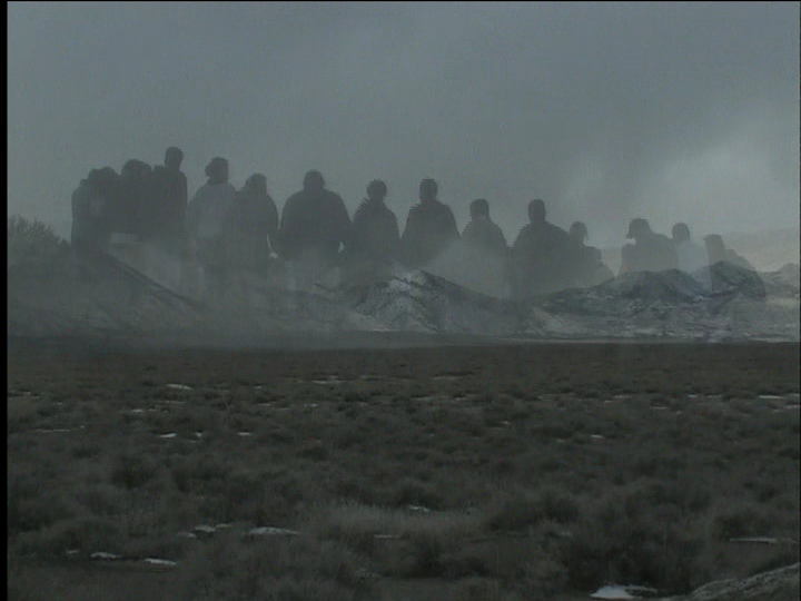 This beautiful fade speaks to both Native Americans' oneness with the land AND how their way of life is disappearing